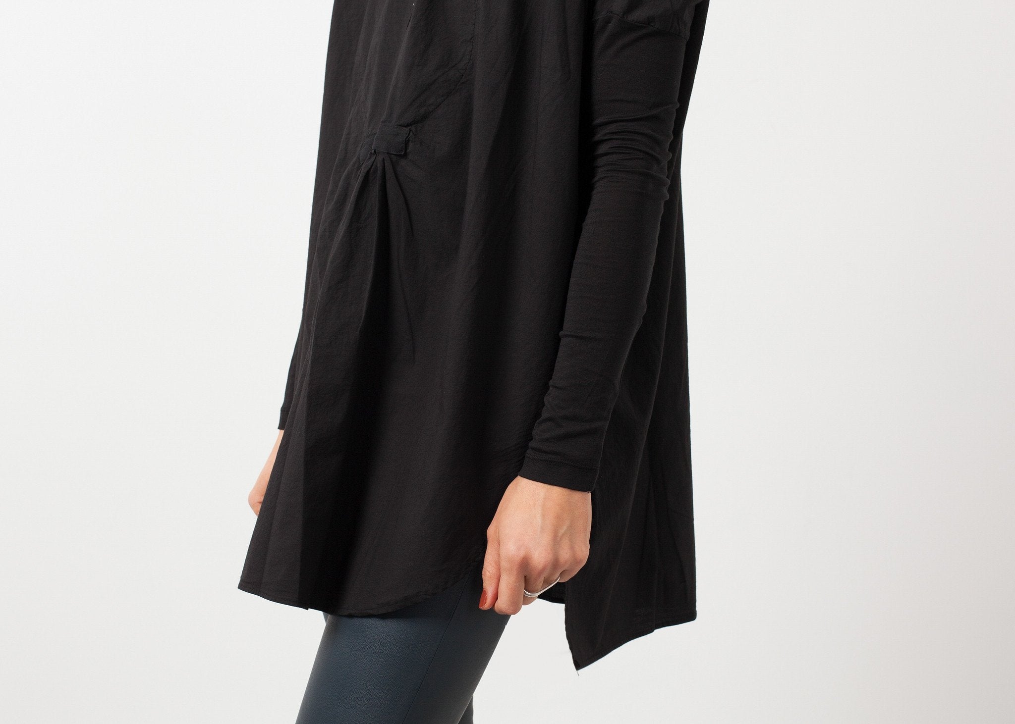Oversized Bibbed Blouse|women's tops[option1]|[option2]|[option3] - hello