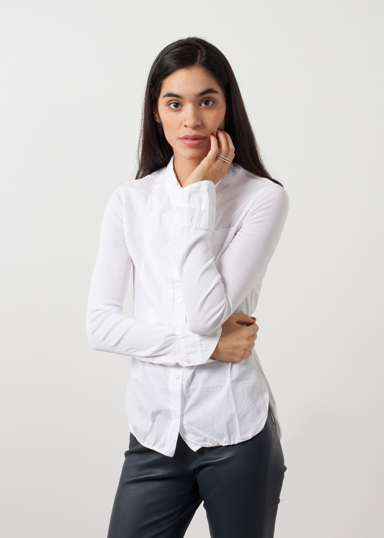 Soft Sleeve Button Up|women's tops[option1]|[option2]|[option3] - hello