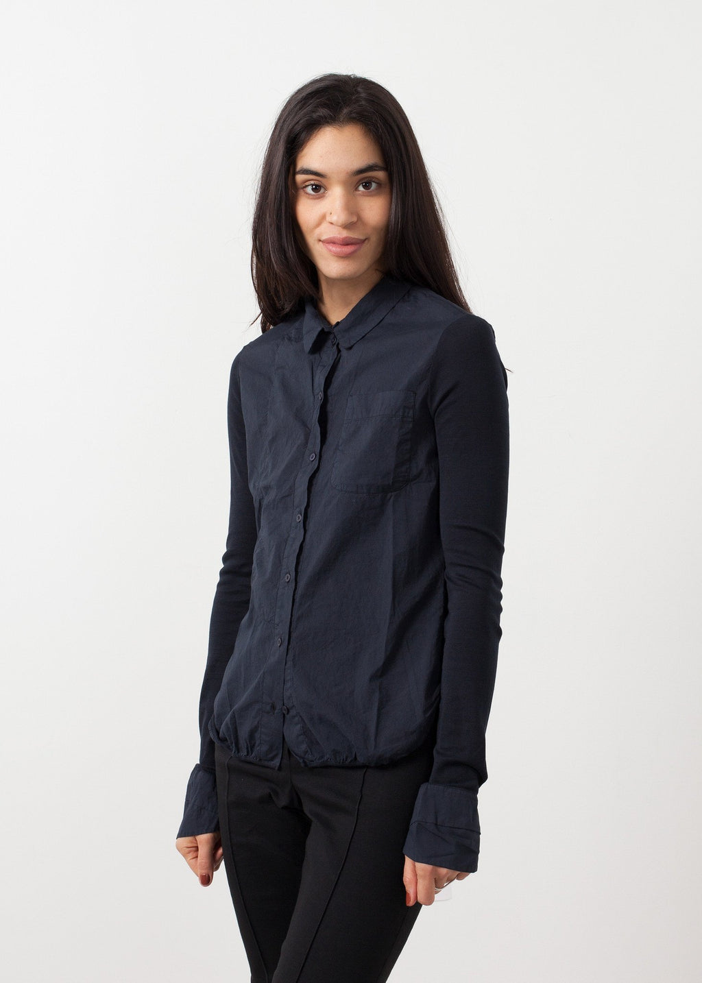 Soft Sleeve Button Up|women's button-ups[option1]|[option2]|[option3] - hello