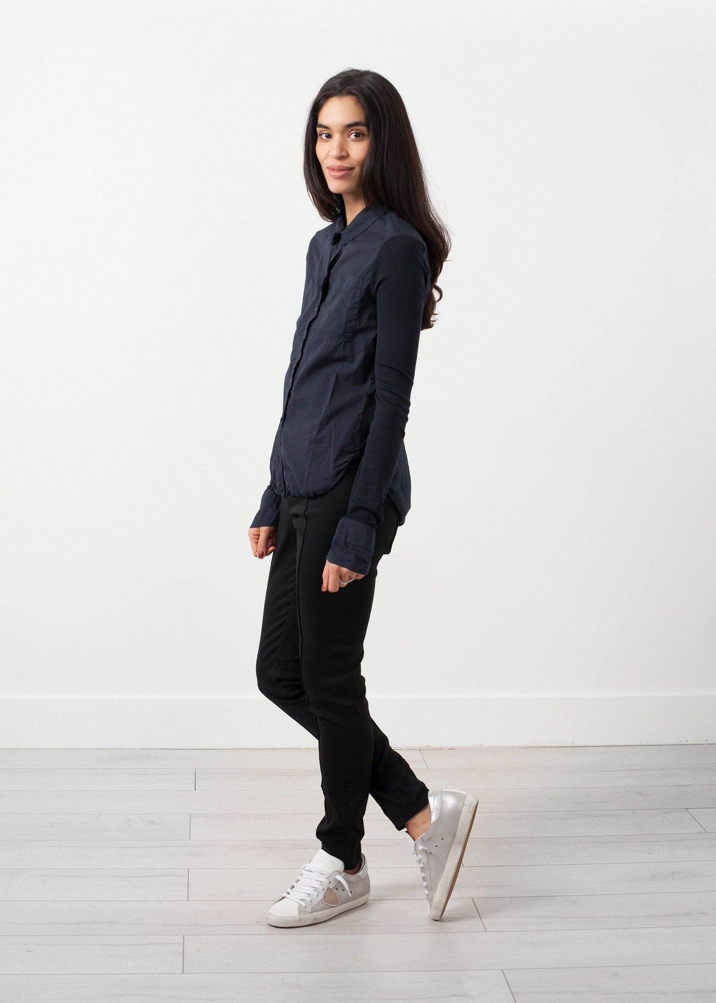Soft Sleeve Button Up|women's button-ups[option1]|[option2]|[option3] - hello