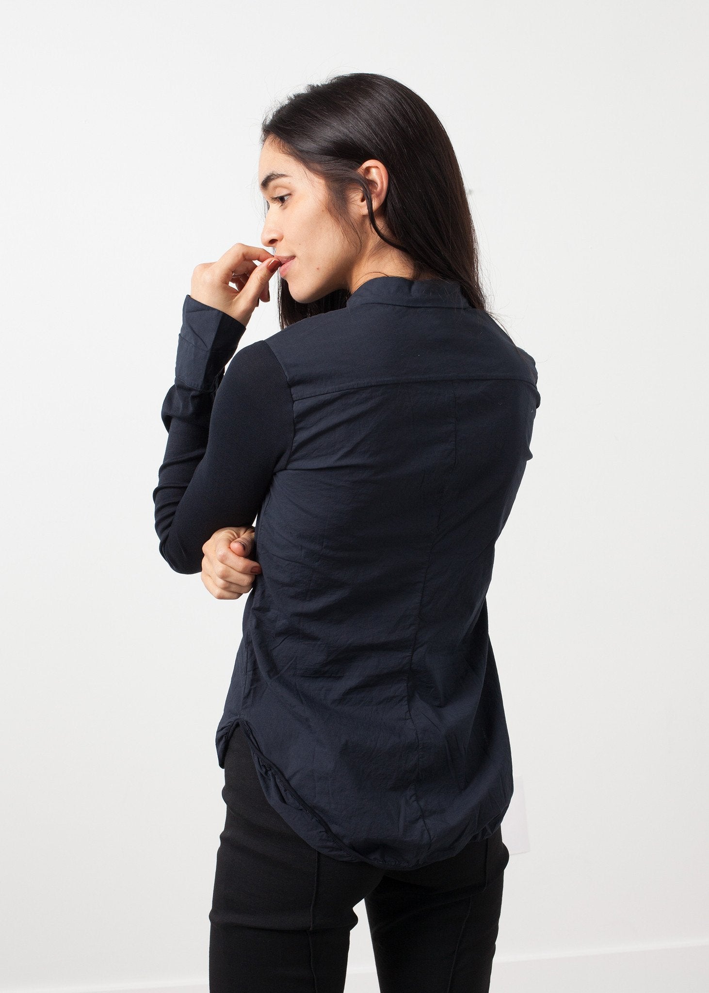 Soft Sleeve Button Up|women's button-ups[option1]|[option2]|[option3] - hello