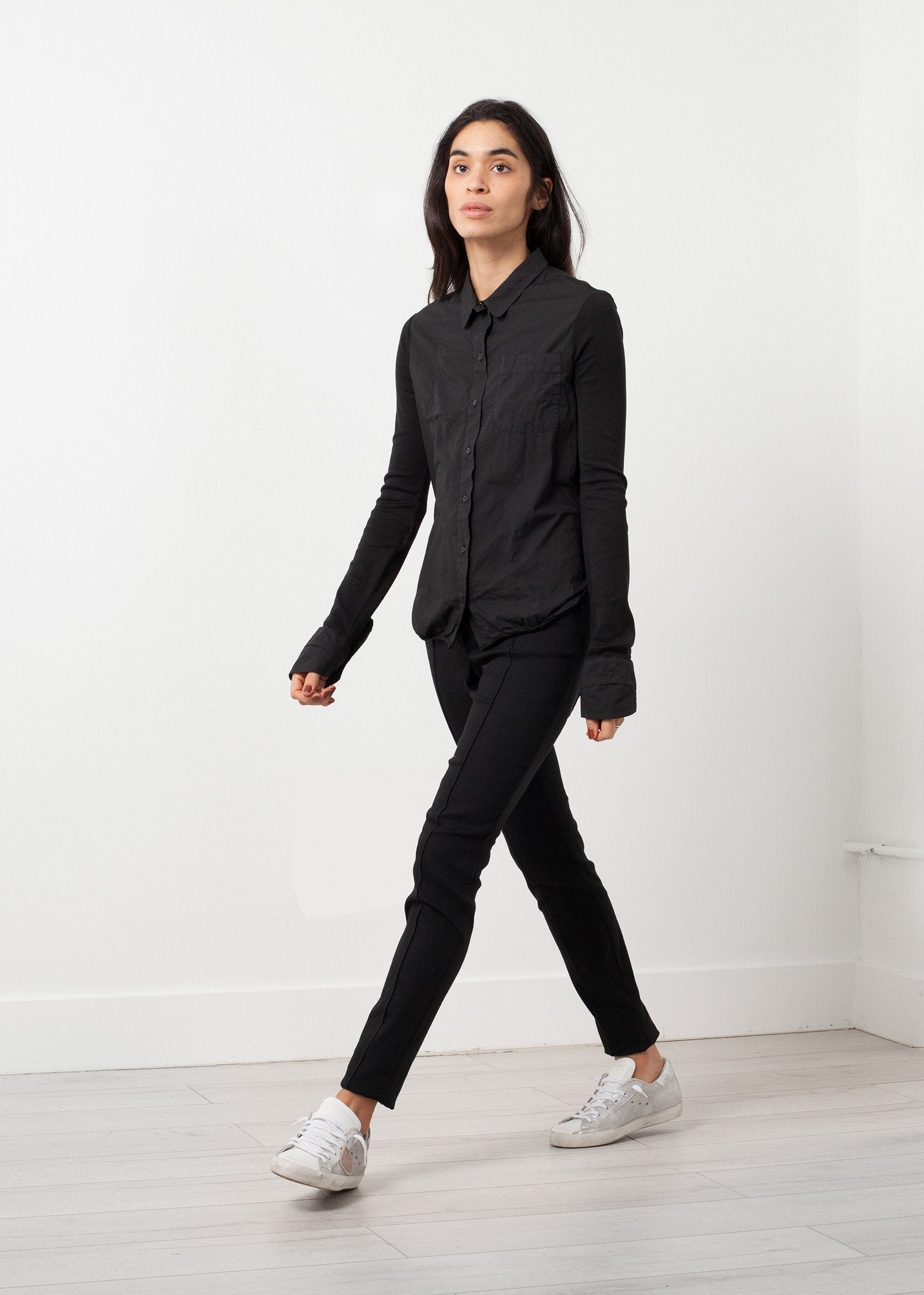 Soft Sleeve Button Up|women's button-ups[option1]|[option2]|[option3] - hello