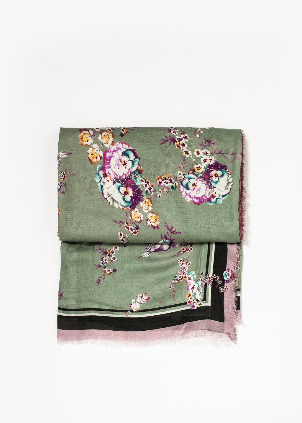 Floral Cashmere Scarf|women's scarves[option1]|[option2]|[option3] - hello