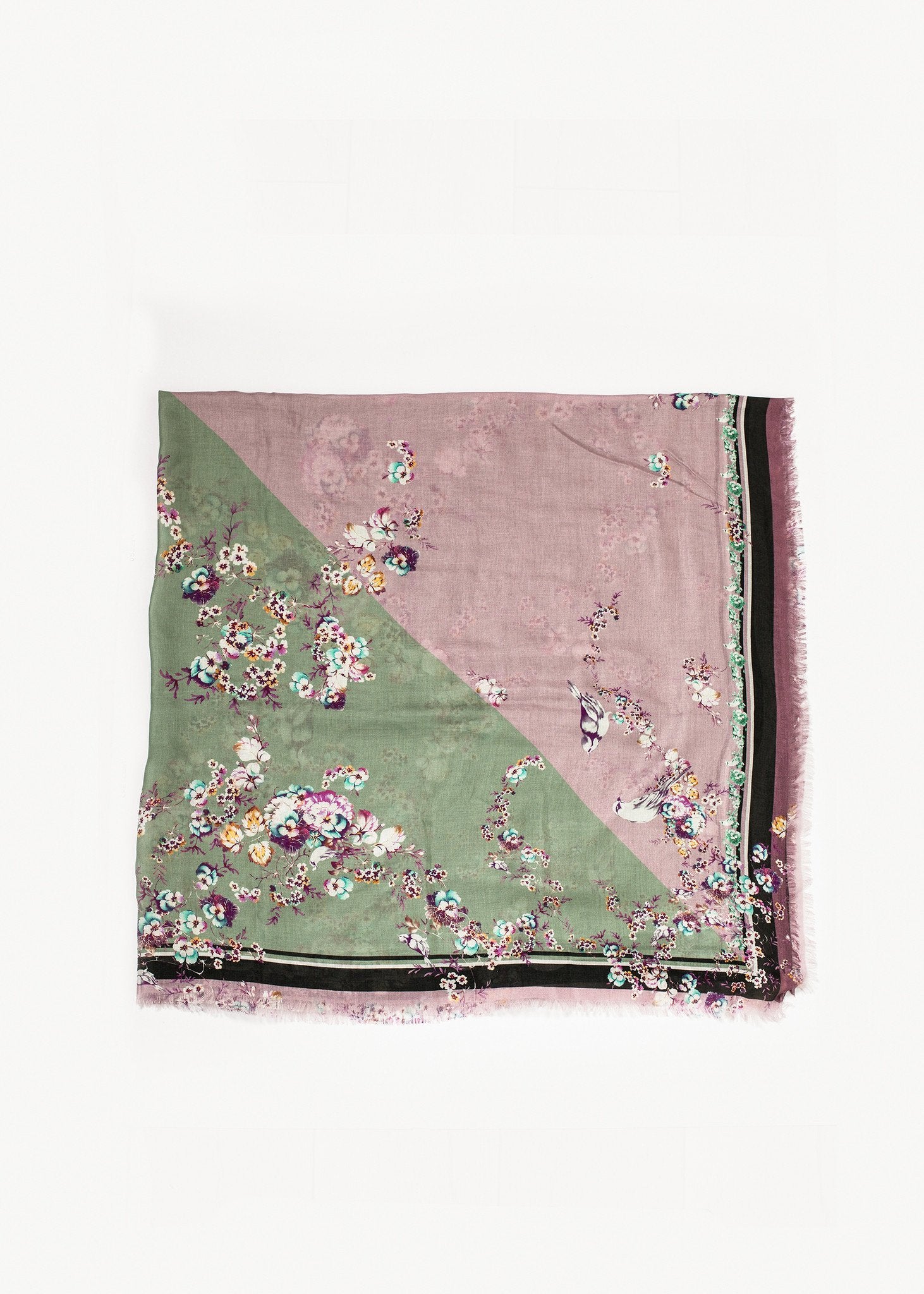 Floral Cashmere Scarf|women's scarves[option1]|[option2]|[option3] - hello