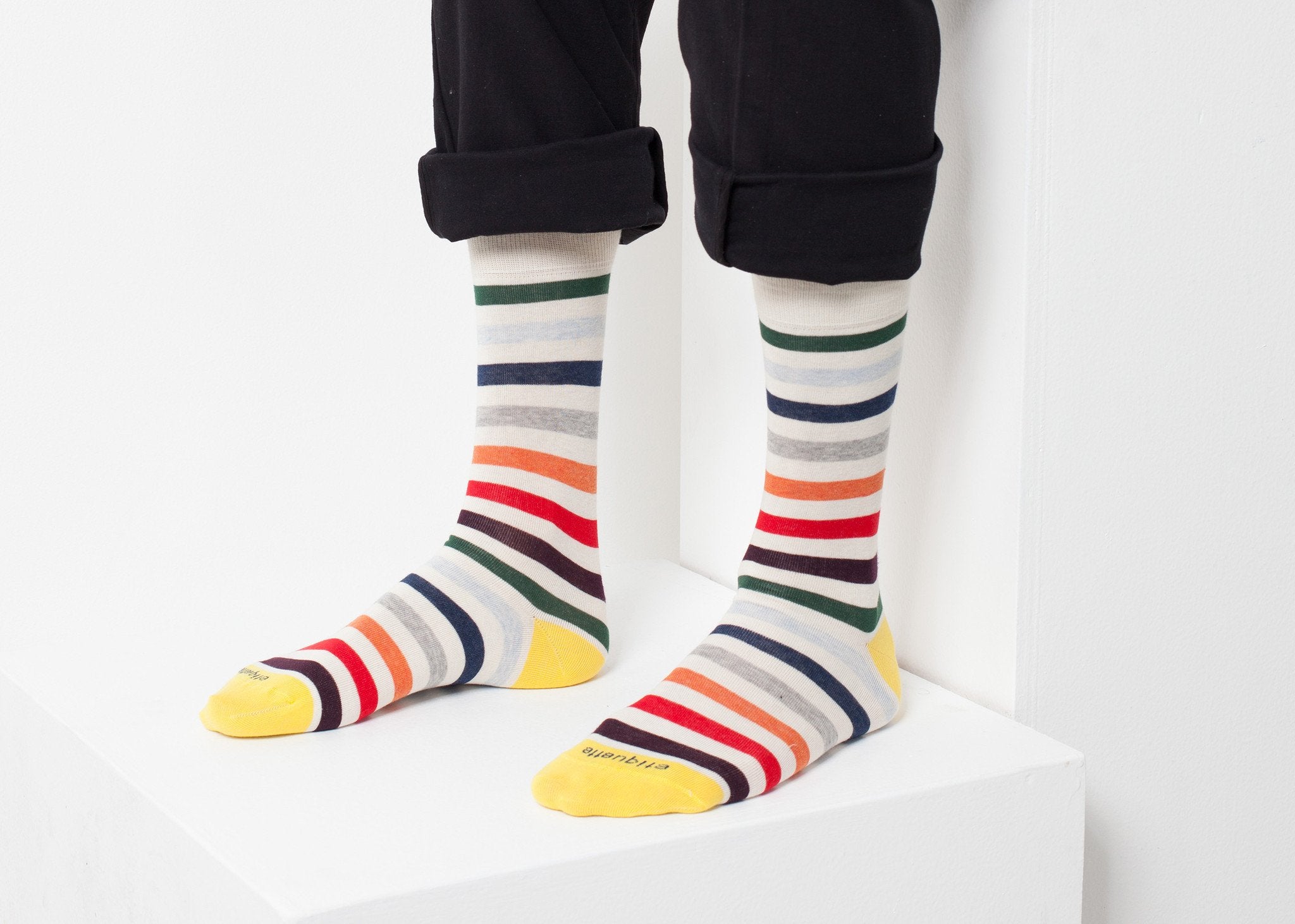 East River Stripe Sock|Men's Socks[option1]|[option2]|[option3] - hello