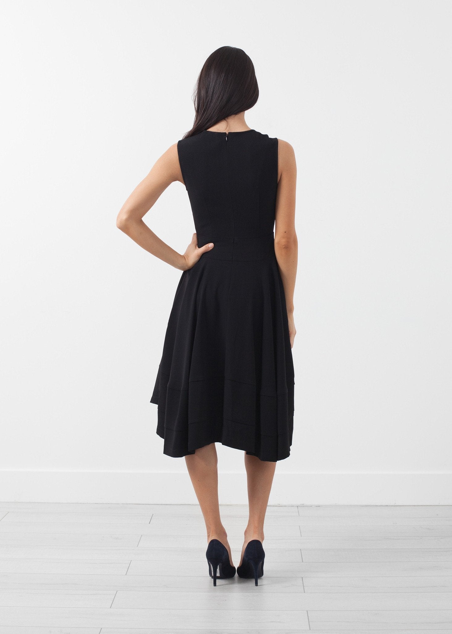 V-Neck Dress|women's dresses[option1]|[option2]|[option3] - hello