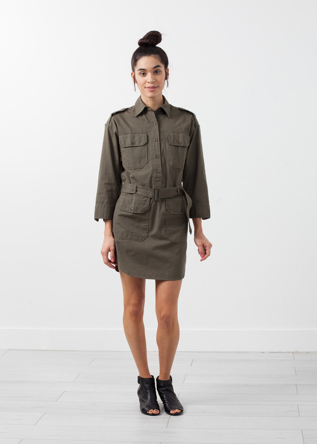 Belted Surplus Dress|women's dresses[option1]|[option2]|[option3] - hello