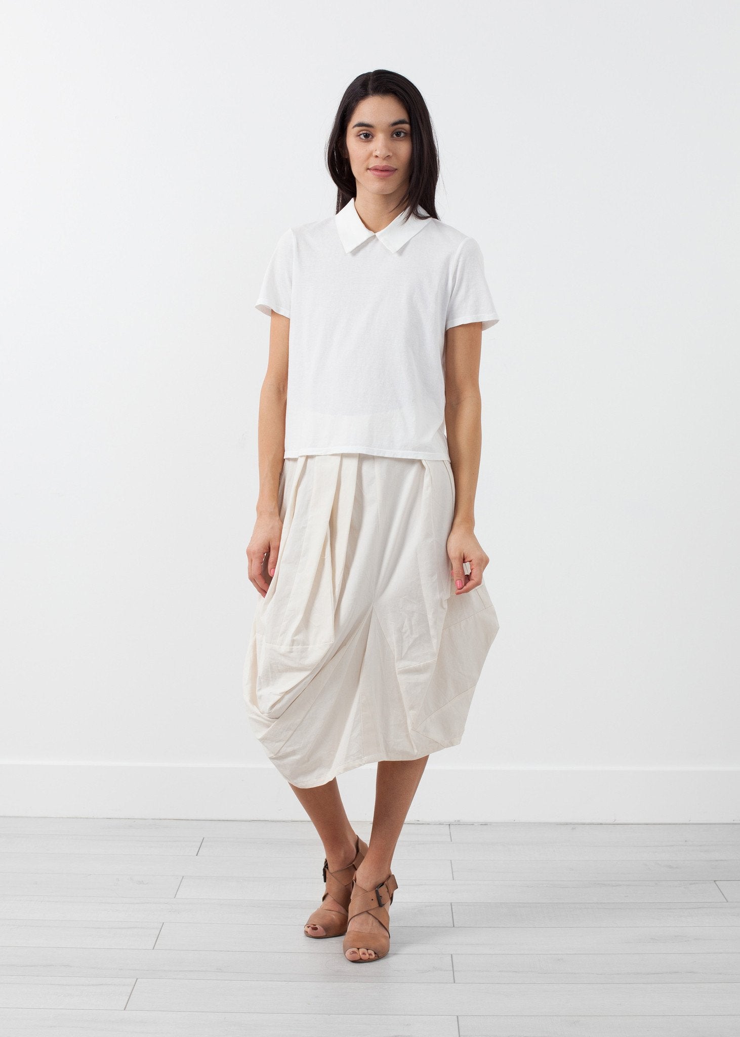 Double Collar Blouse|women's tops[option1]|[option2]|[option3] - hello