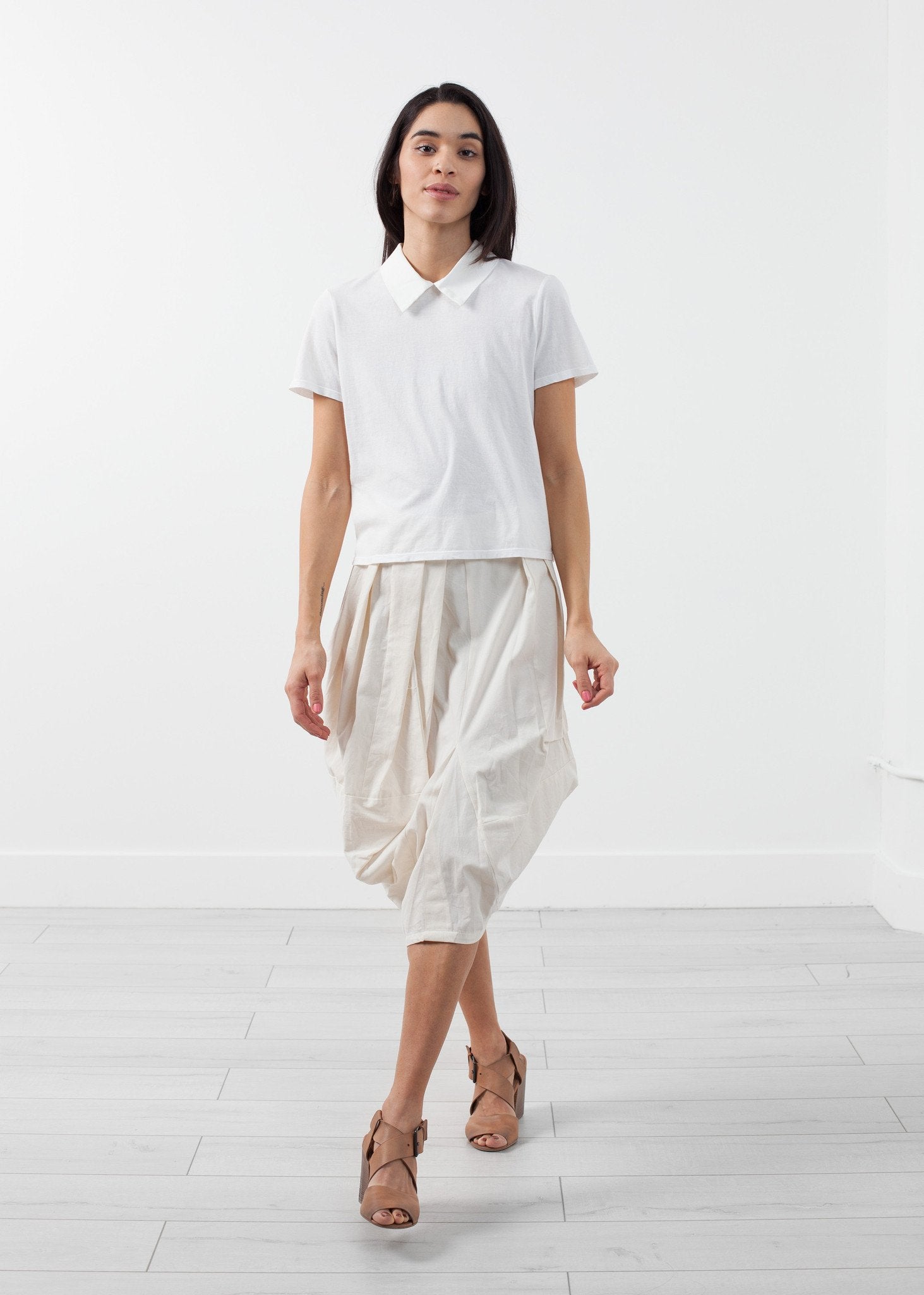 Double Collar Blouse|women's tops[option1]|[option2]|[option3] - hello