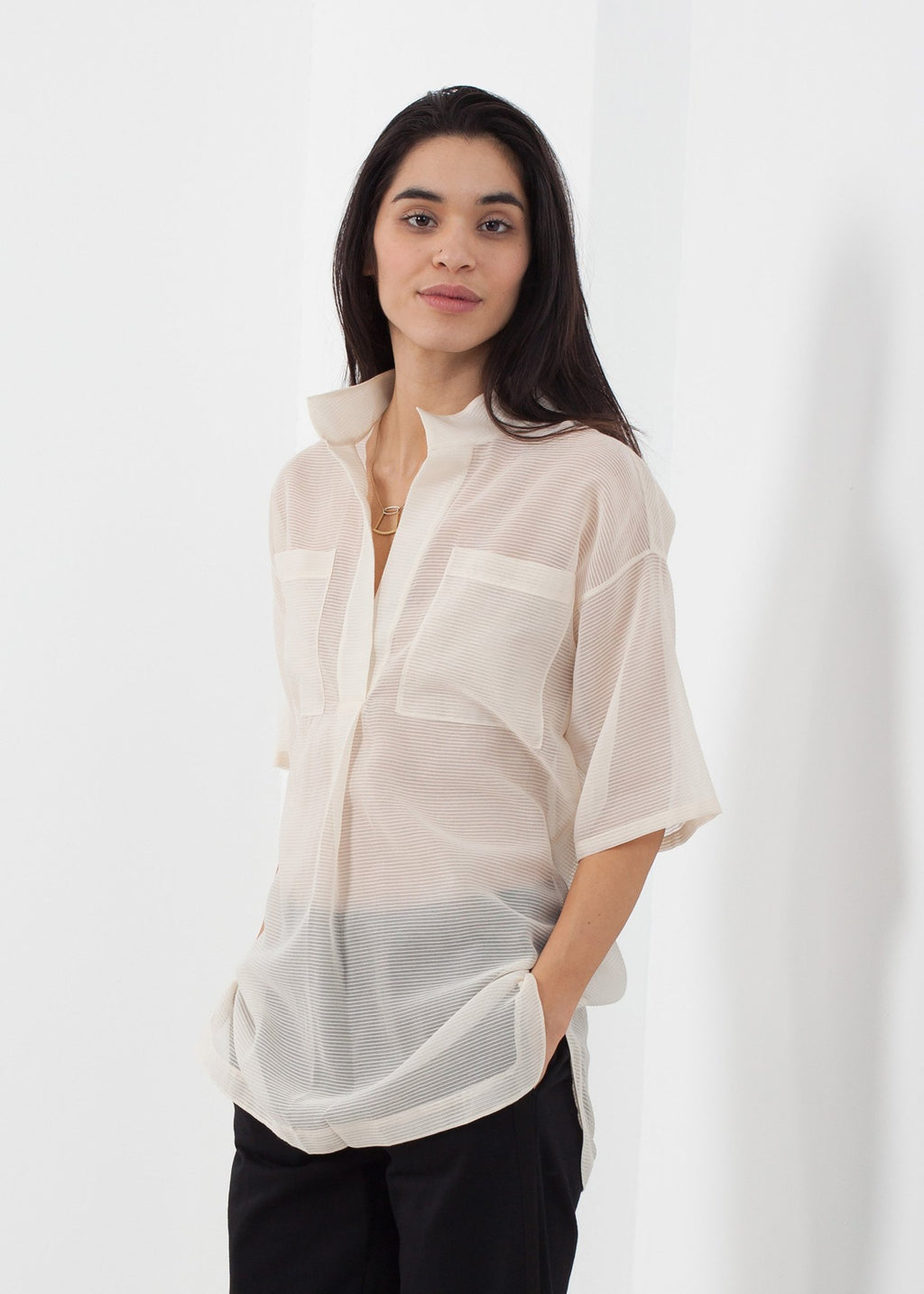 Polygon Tunic|women's tops[option1]|[option2]|[option3] - hello