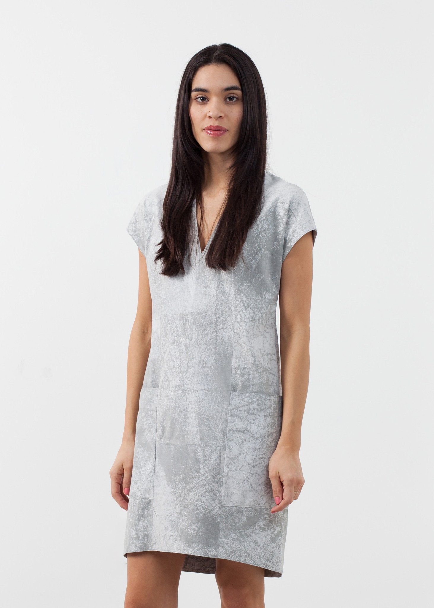Polygon Leather Dress|women's dresses[option1]|[option2]|[option3] - hello