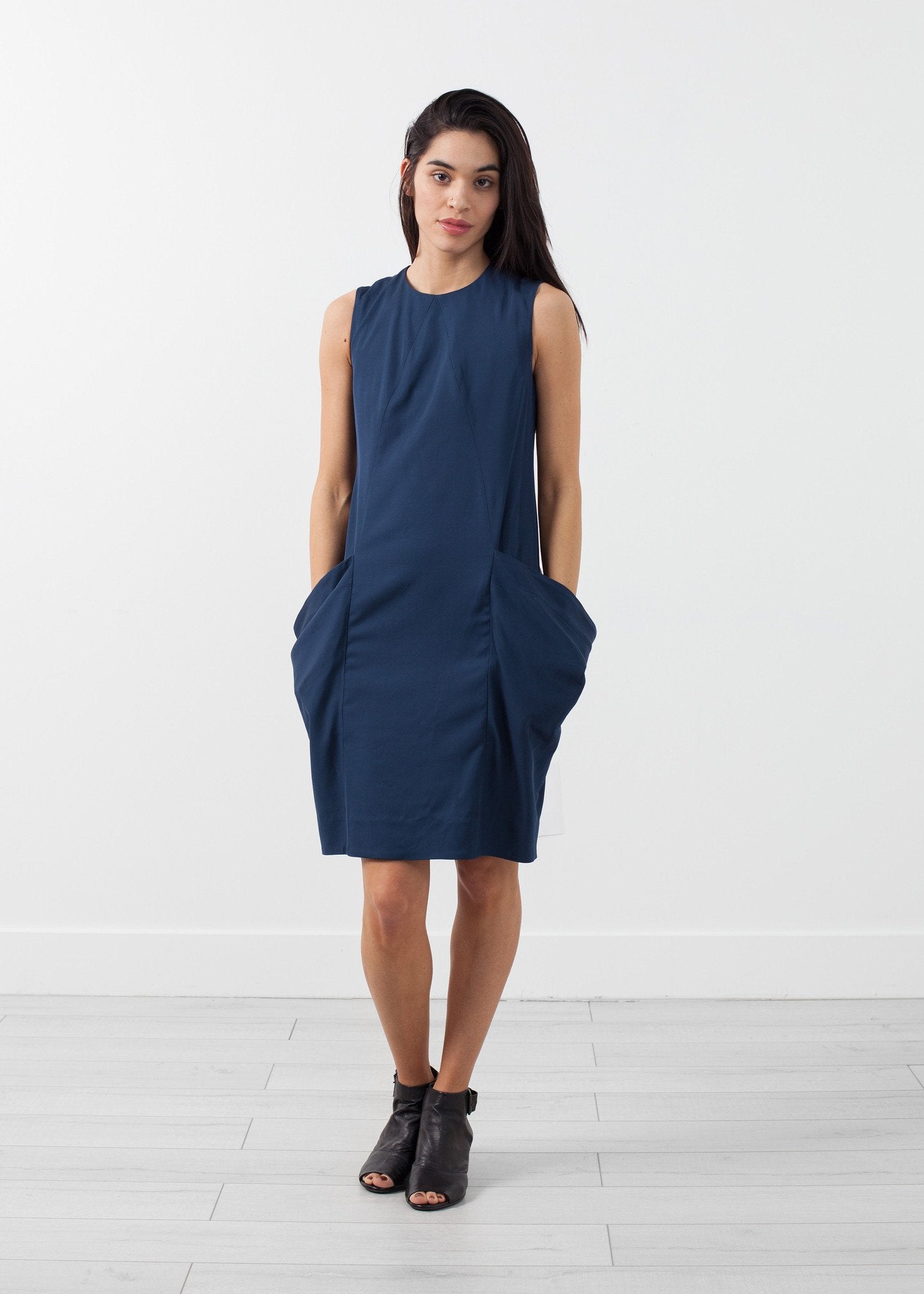 Uti Drape Dress|women's dresses[option1]|[option2]|[option3] - hello