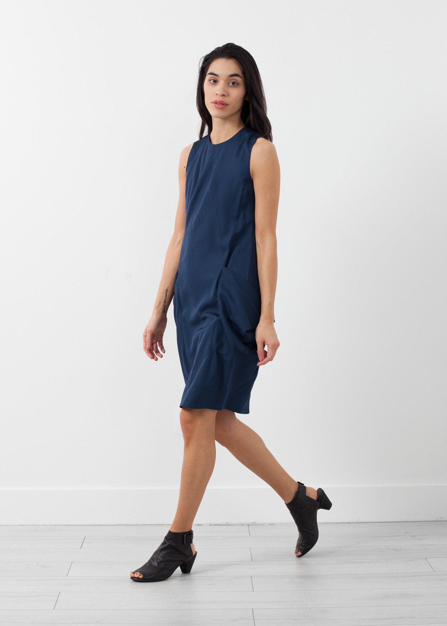 Uti Drape Dress|women's dresses[option1]|[option2]|[option3] - hello