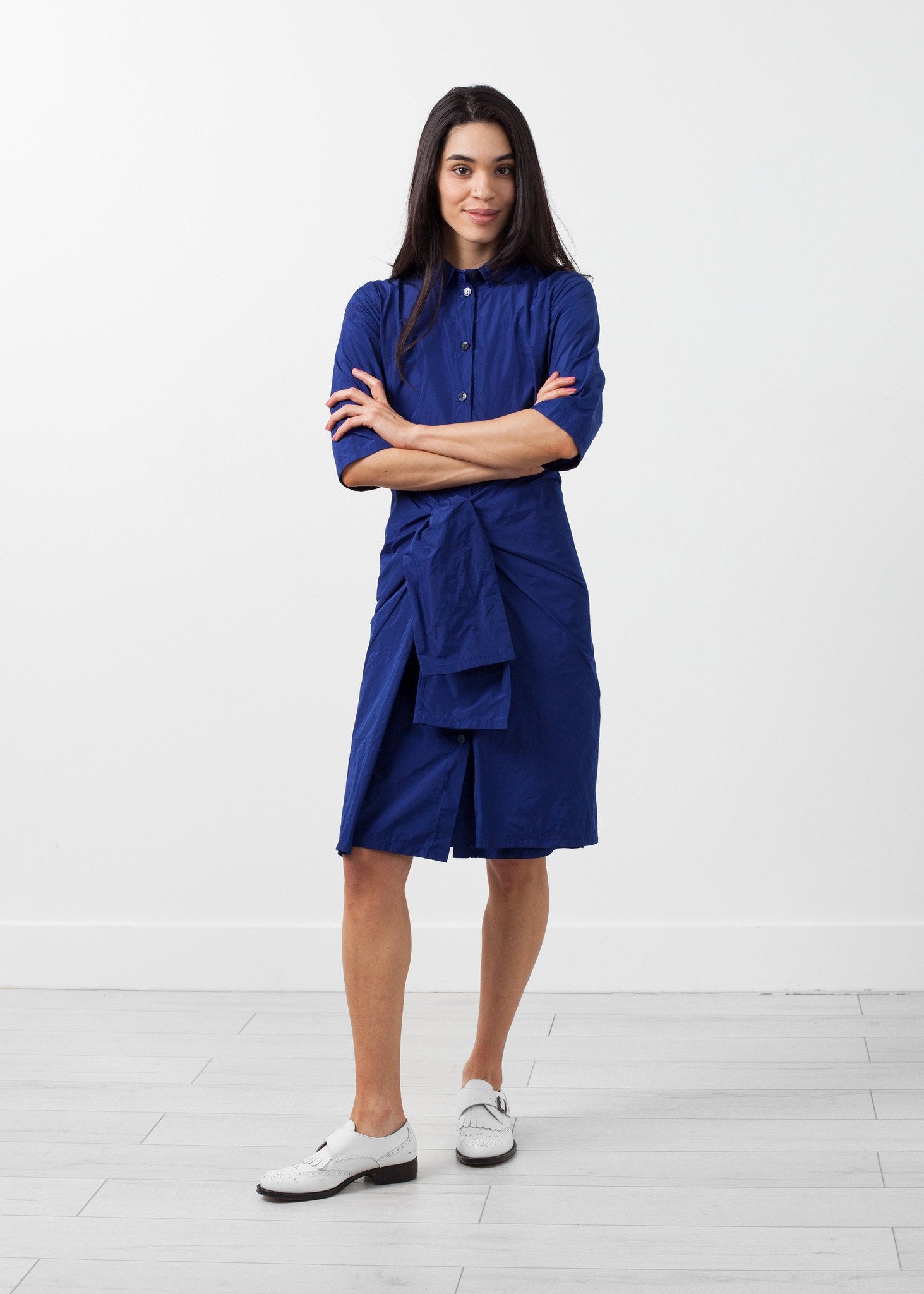 Tied Sleeve Dress|women's dresses[option1]|[option2]|[option3] - hello