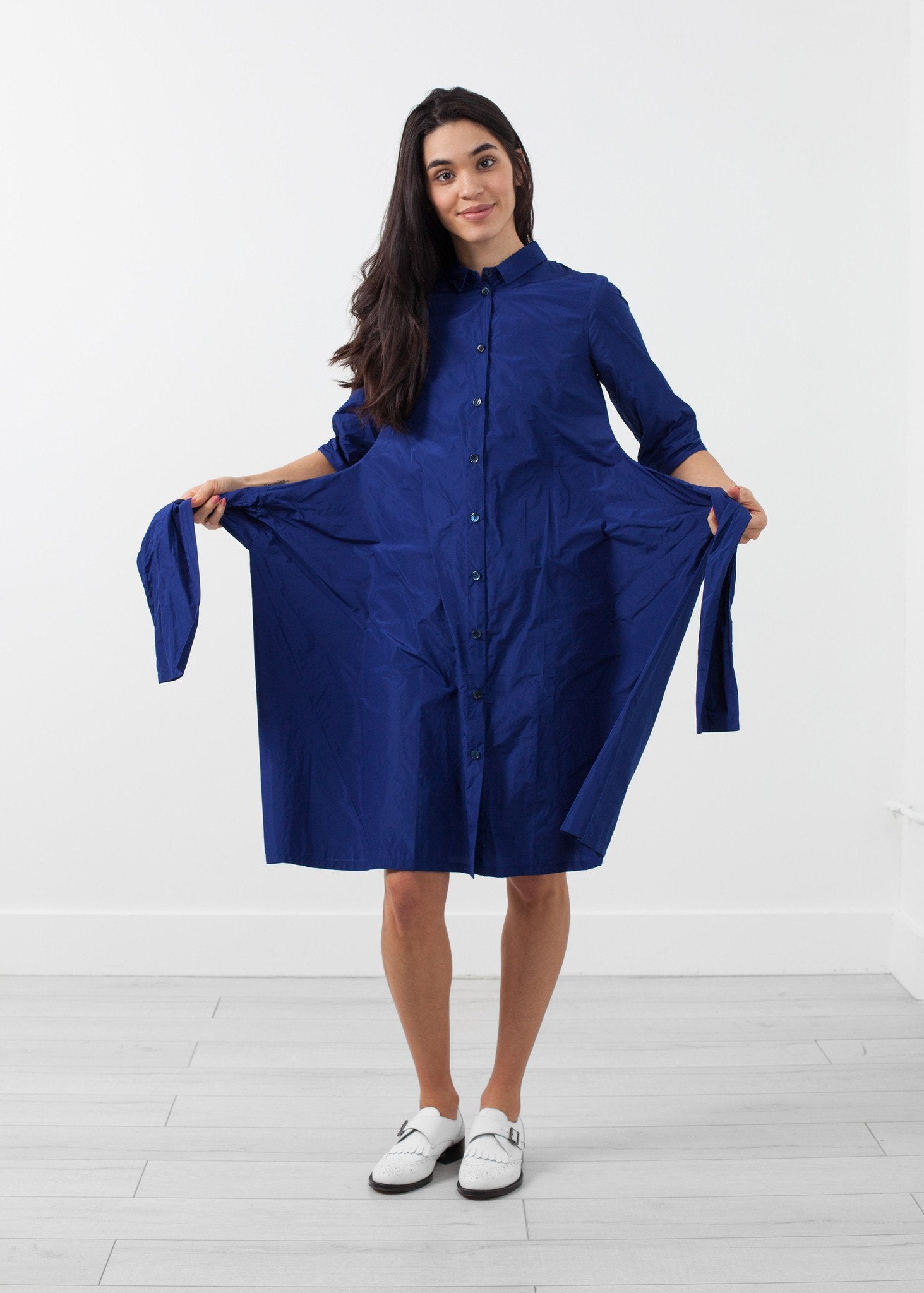 Tied Sleeve Dress|women's dresses[option1]|[option2]|[option3] - hello