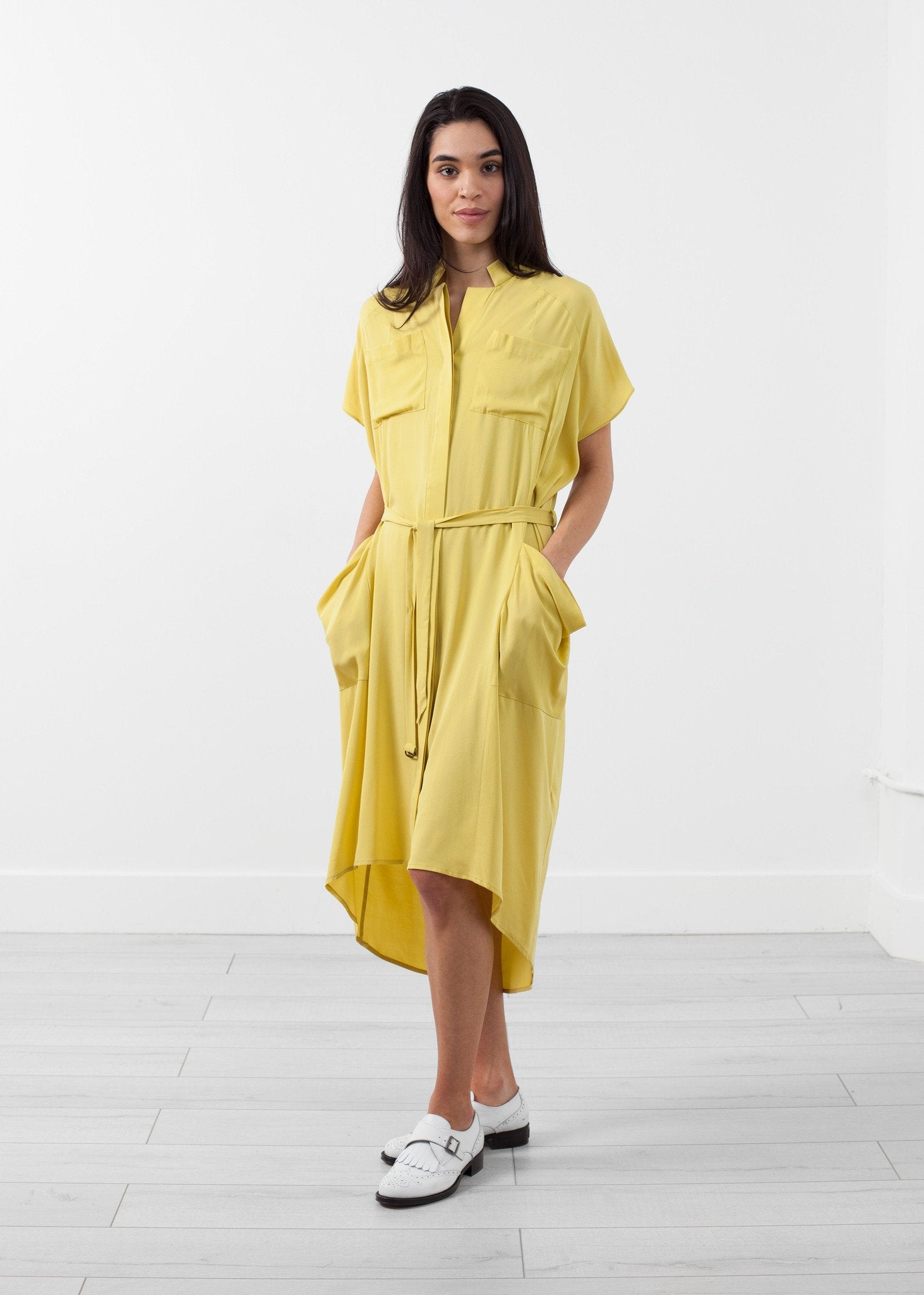 Ultime Silk Shirt Dress|women's dresses[option1]|[option2]|[option3] - hello