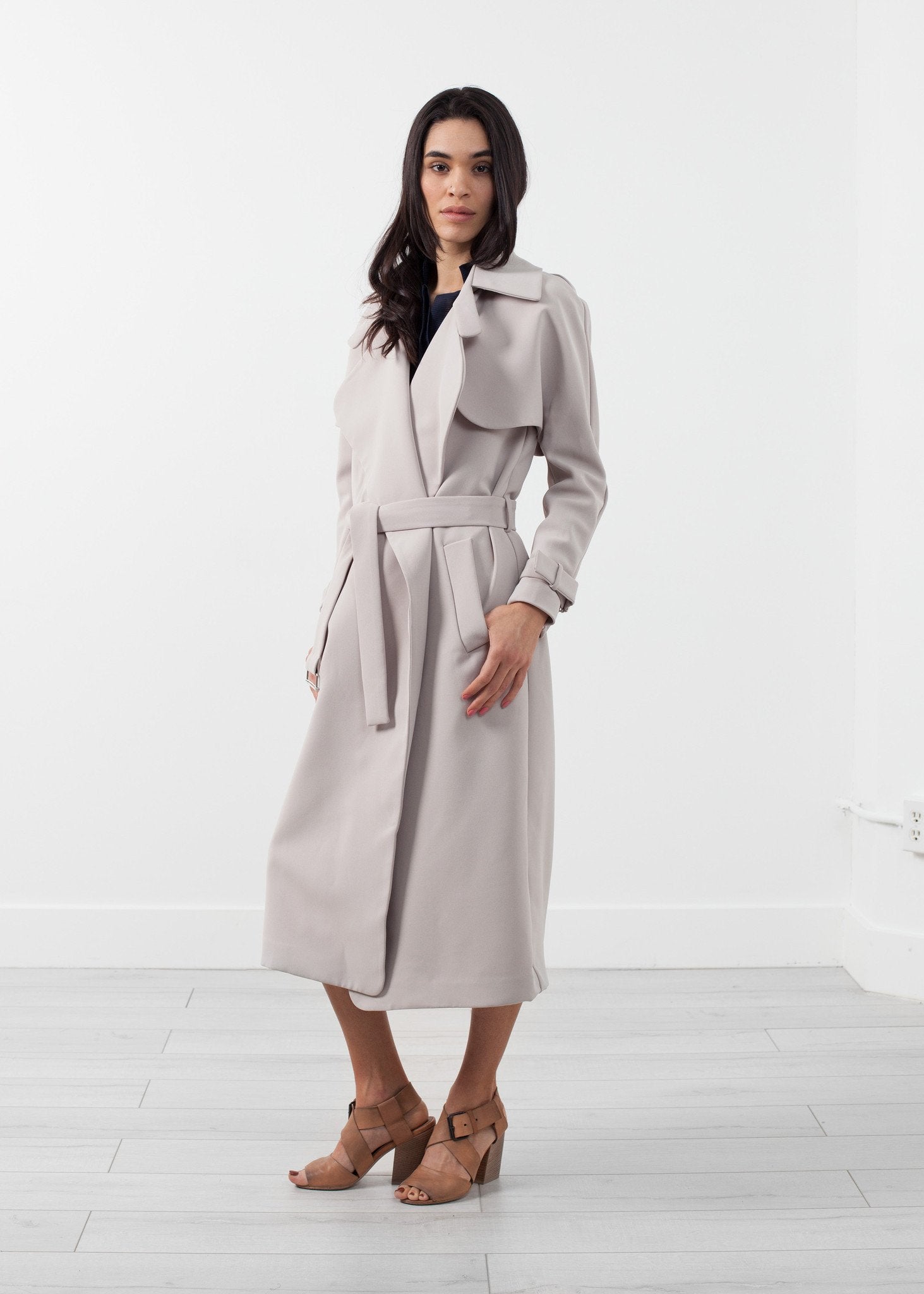 Orietta Coat in Tan|women's coats & jackets[option1]|[option2]|[option3] - hello