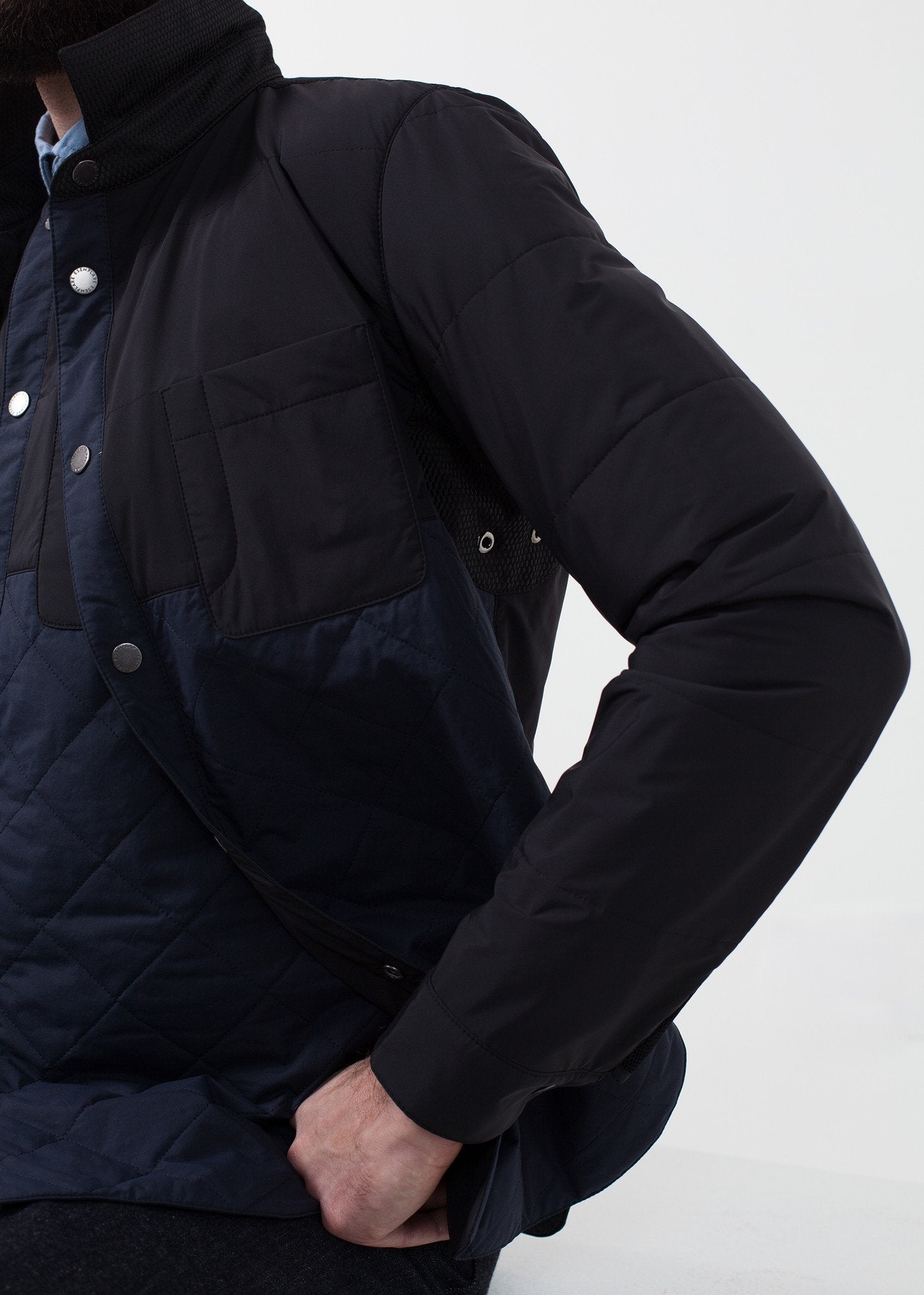 Reversible Quilted Coat|men's coats & jackets[option1]|[option2]|[option3] - hello
