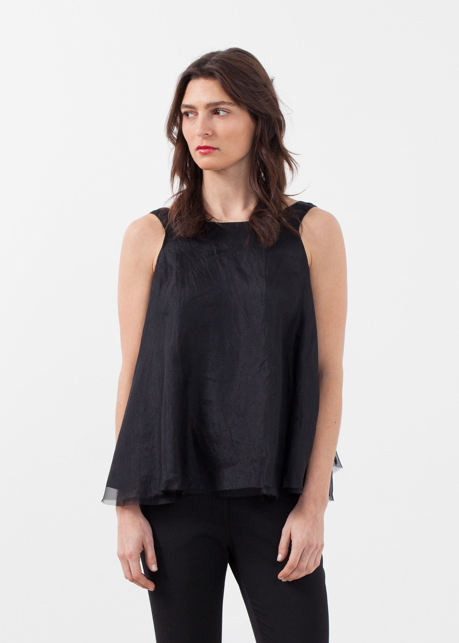 Organza Swing Top|women's tops[option1]|[option2]|[option3] - hello
