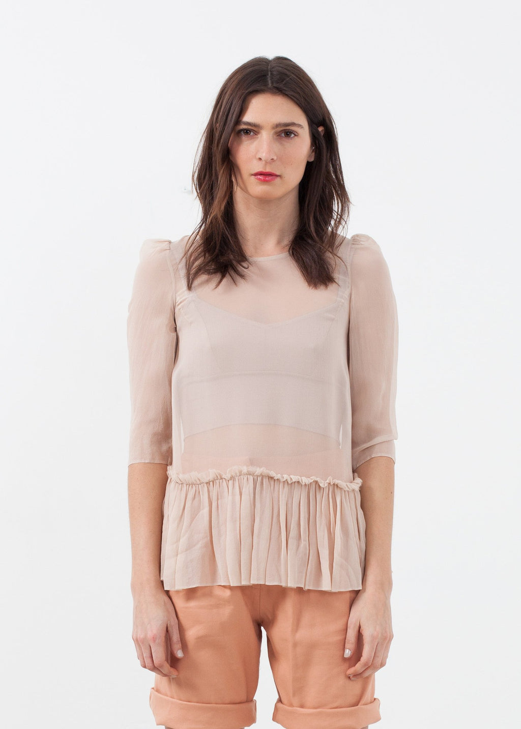 Ruffle Top|women's tops[option1]|[option2]|[option3] - hello