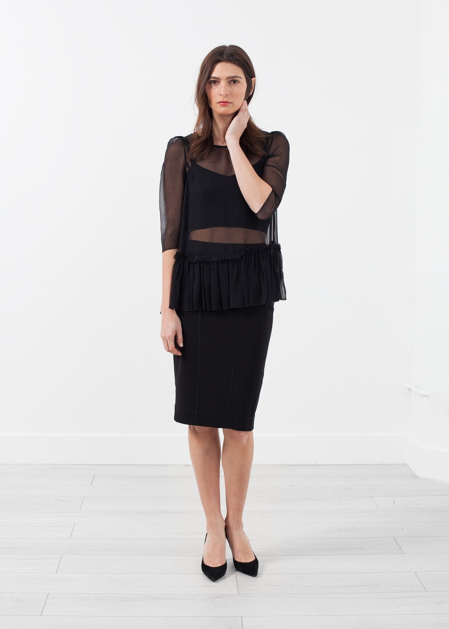 Ruffle Top|women's tops[option1]|[option2]|[option3] - hello