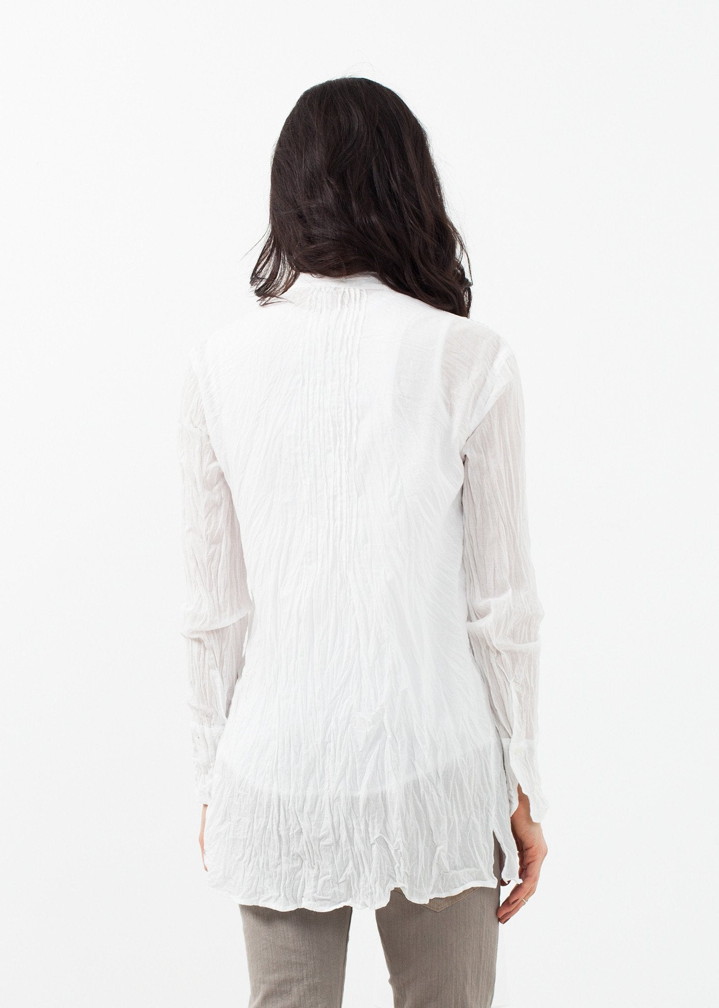 Pin Tuck Blouse|women's tops[option1]|[option2]|[option3] - hello