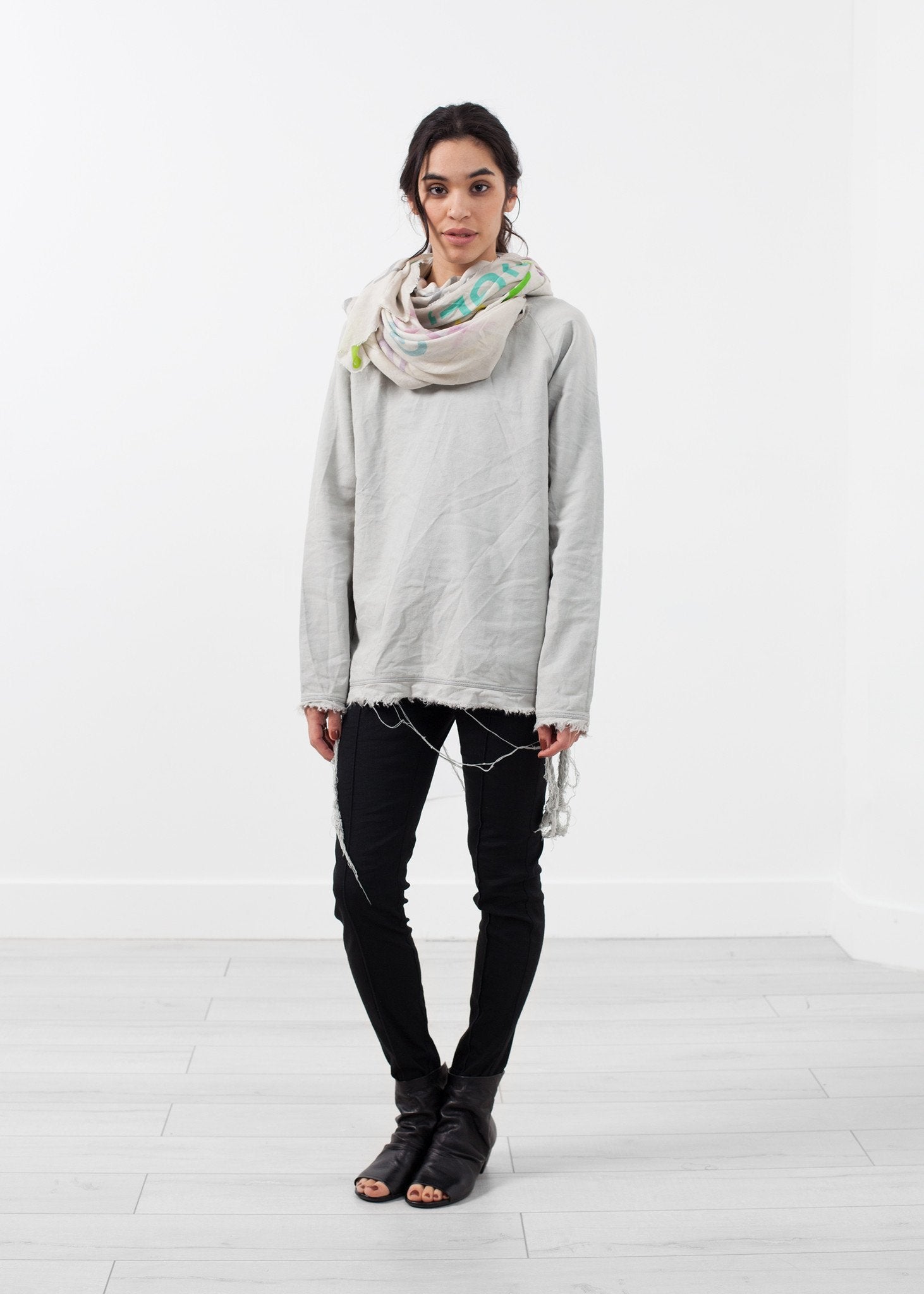 Frayed Shirt|women's tops[option1]|[option2]|[option3] - hello