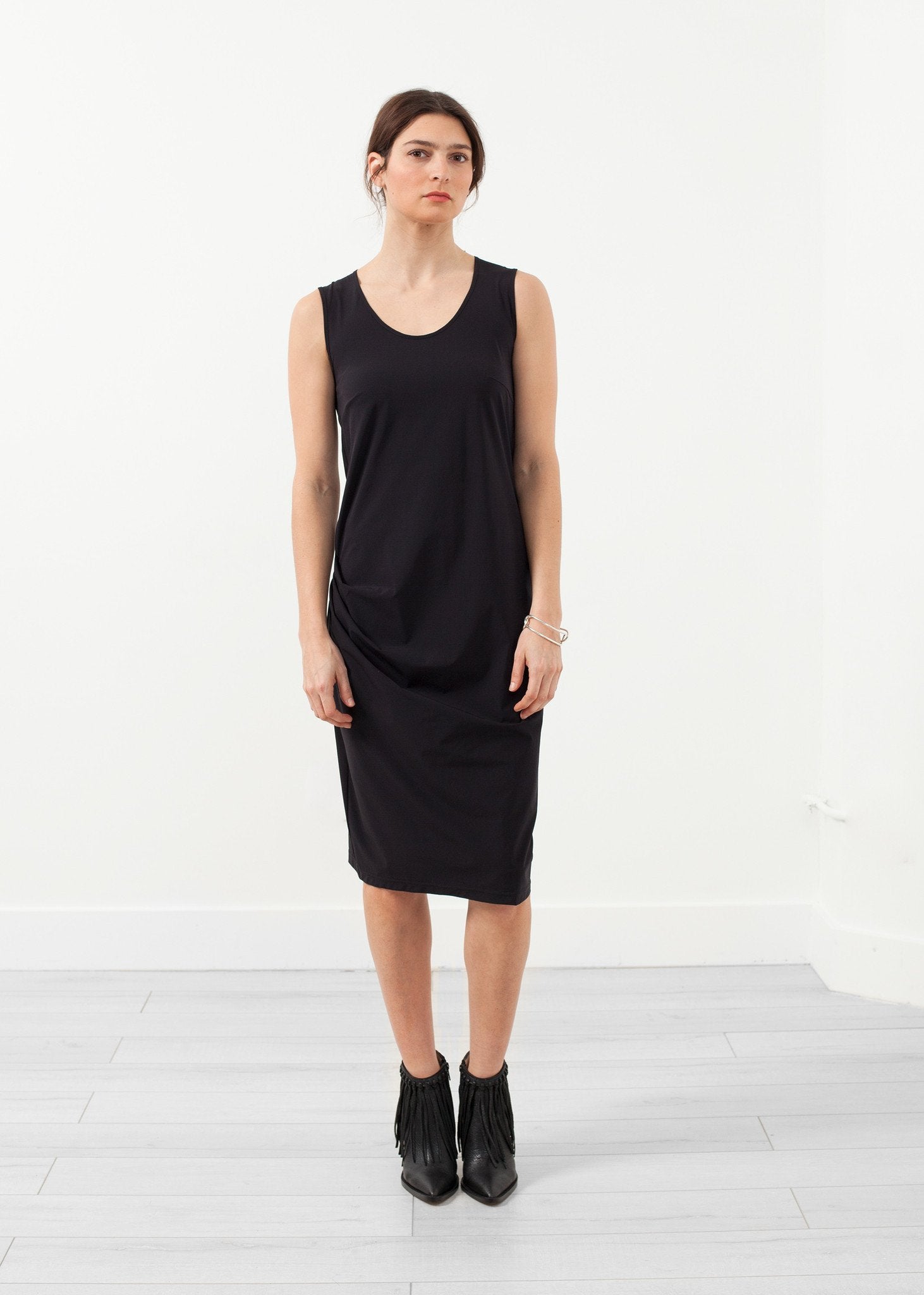Sleeveless Fitted Dress|women's dresses[option1]|[option2]|[option3] - hello
