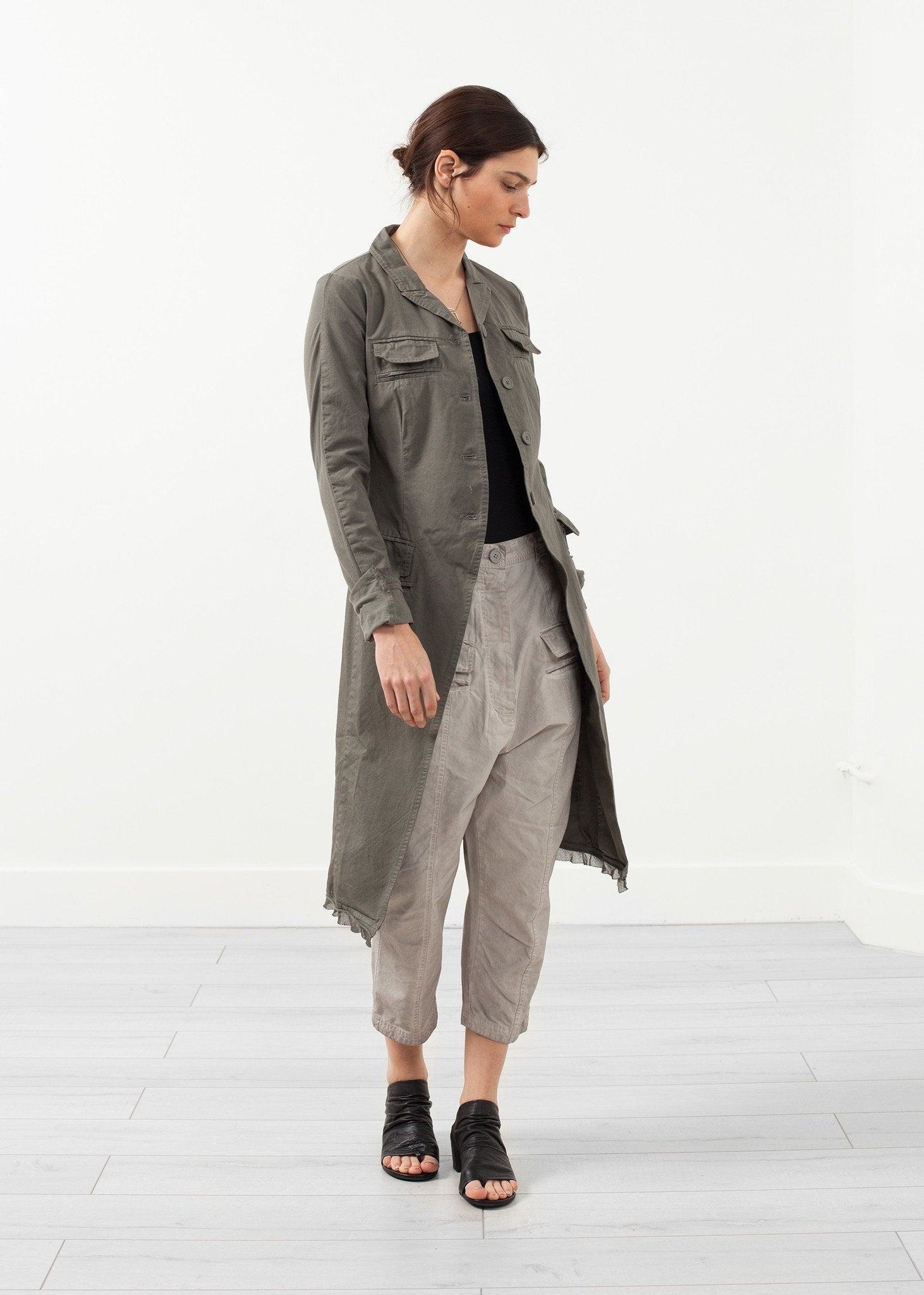Long Military Jacket|women's coats & jackets[option1]|[option2]|[option3] - hello