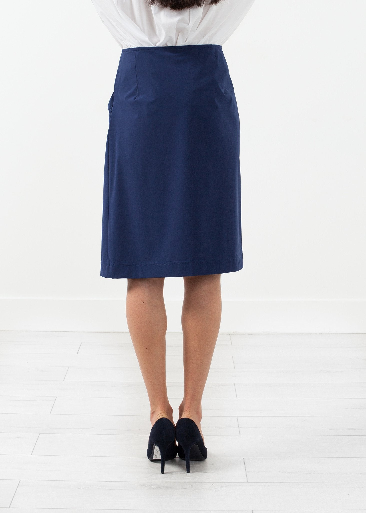 Side Ruche Skirt|women's skirts[option1]|[option2]|[option3] - hello