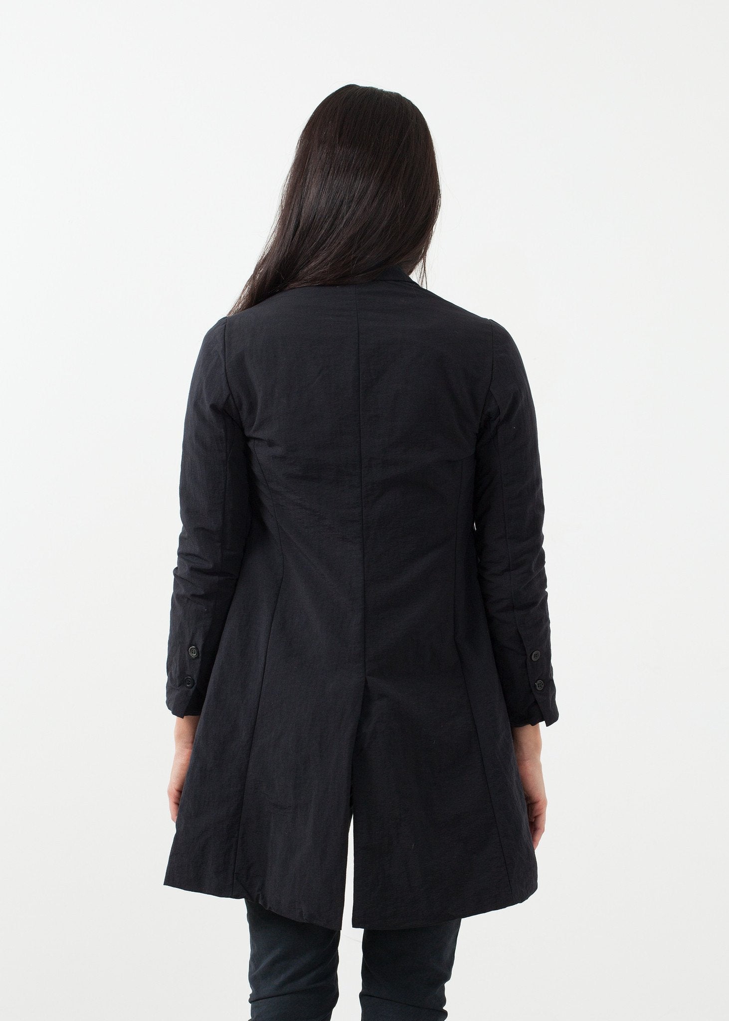 Nylon Long Jacket|women's coats & jackets[option1]|[option2]|[option3] - hello