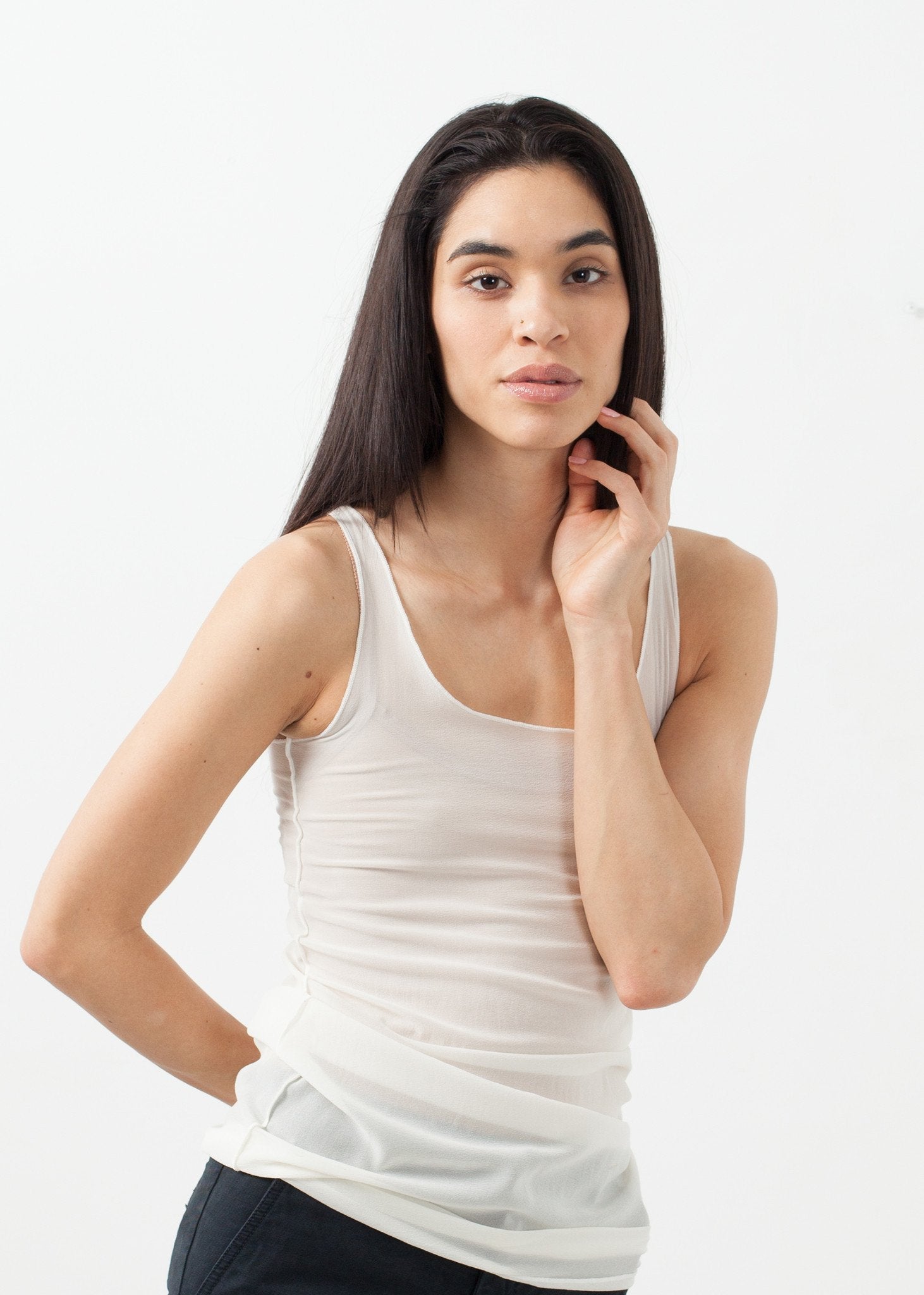 Long Tank|women's tops[option1]|[option2]|[option3] - hello