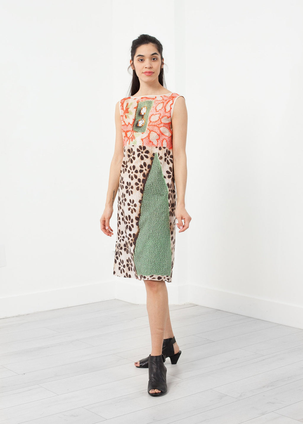 Floral Sleeveless Dress|women's dresses[option1]|[option2]|[option3] - hello