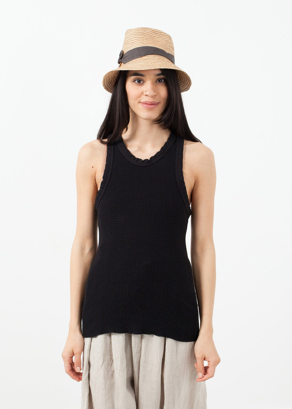 Waffle Tank|tank tops[option1]|[option2]|[option3] - hello