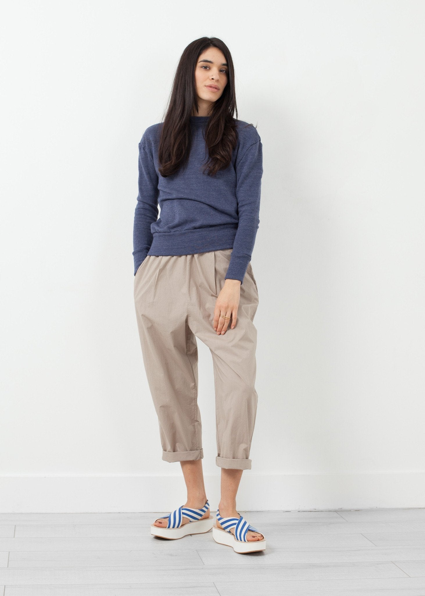 Melange Gauze Fleece|women's tops[option1]|[option2]|[option3] - hello