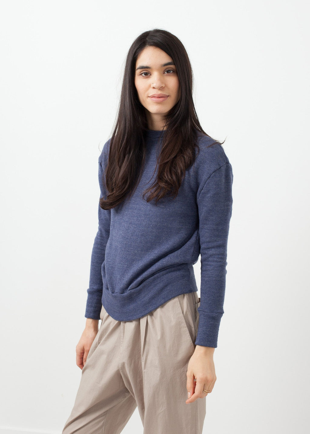 Melange Gauze Fleece|women's tops[option1]|[option2]|[option3] - hello