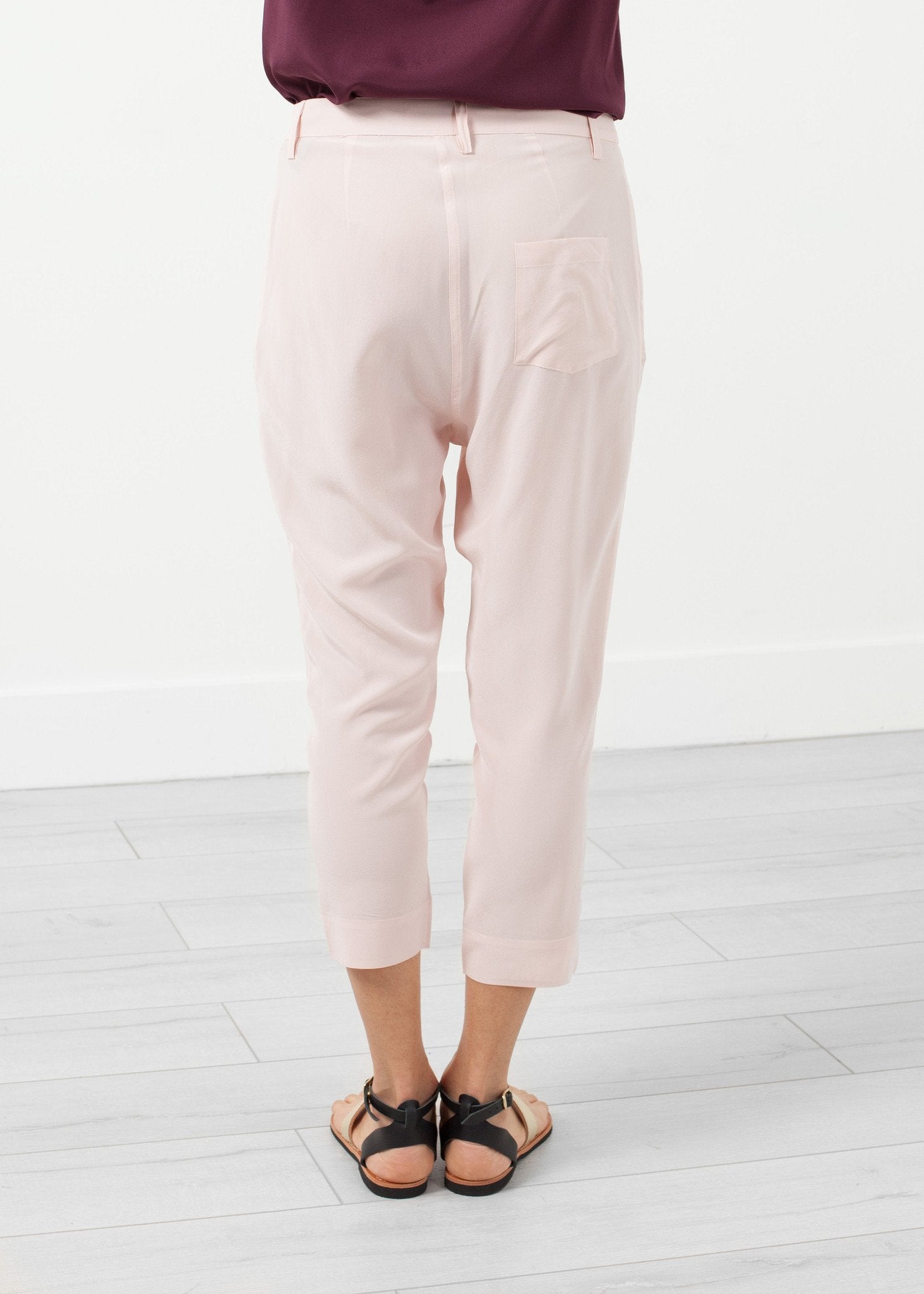 Silk Drop Crotch Pant|women's pants[option1]|[option2]|[option3] - hello