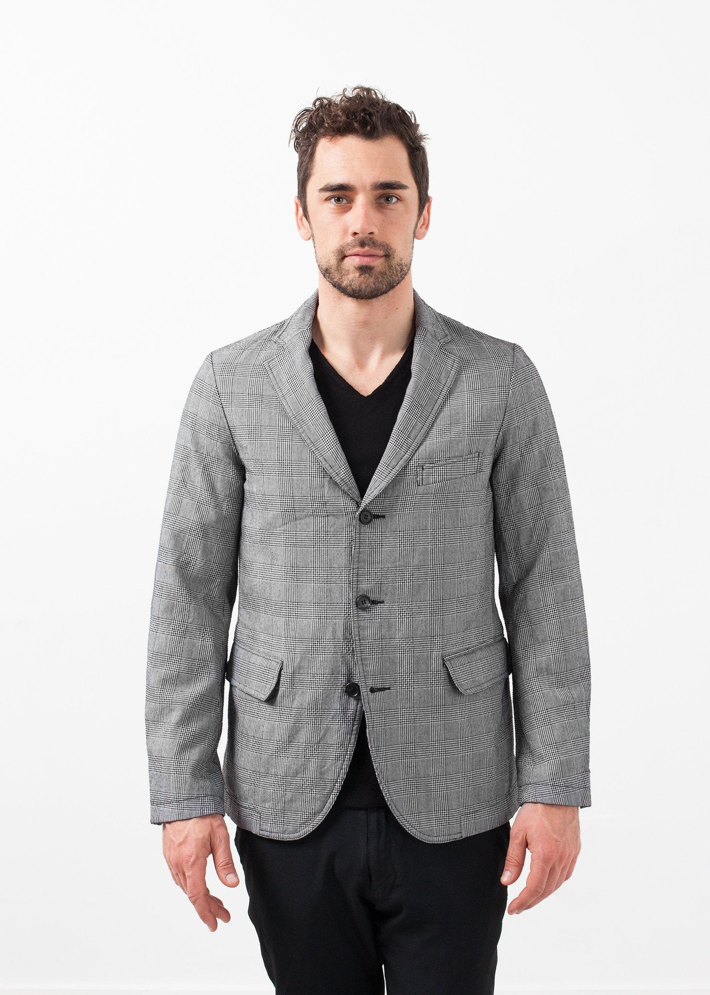 Check Blazer|men's coats & jackets[option1]|[option2]|[option3] - hello