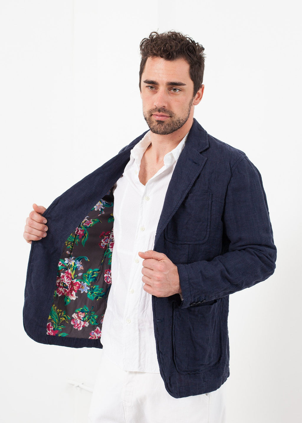 Floral Lined Jacket|men's coats & jackets[option1]|[option2]|[option3] - hello