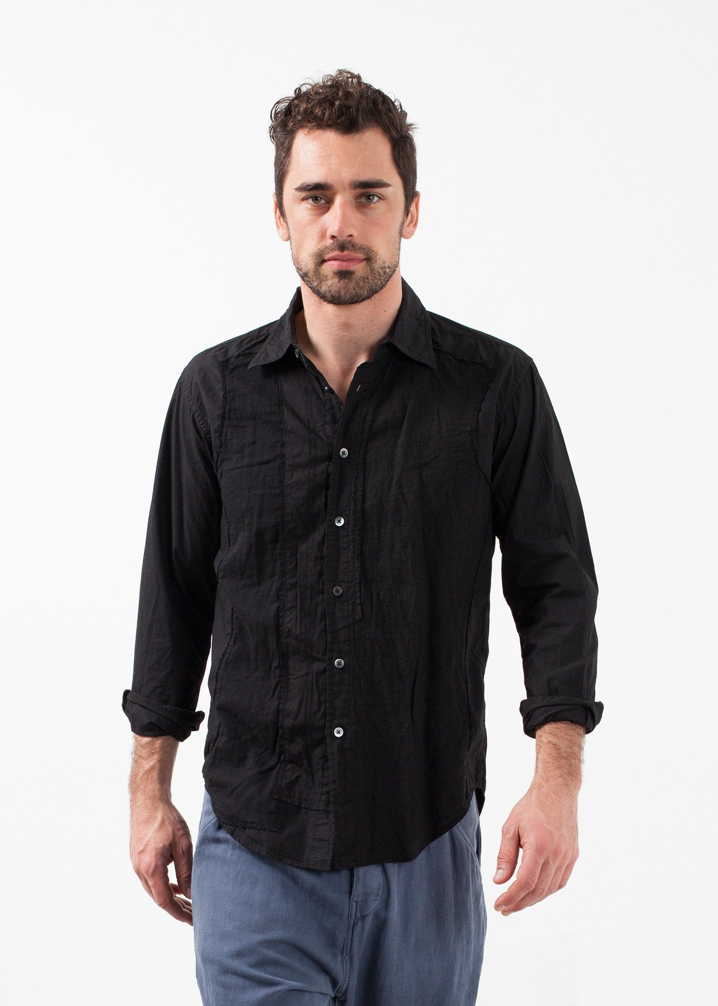 Block Button Up|men's button-ups[option1]|[option2]|[option3] - hello
