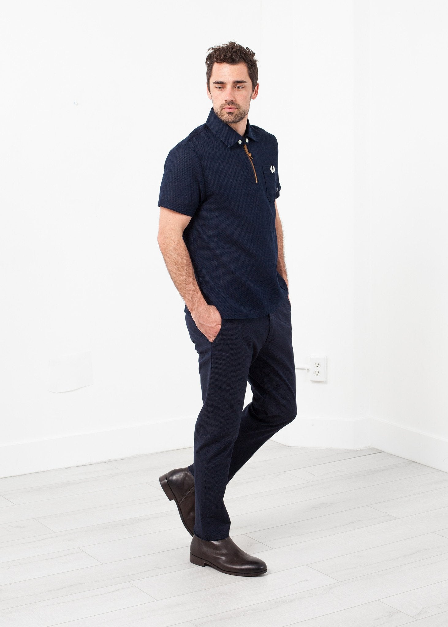 Cellular Weave Shirt|men's t-shirts[option1]|[option2]|[option3] - hello