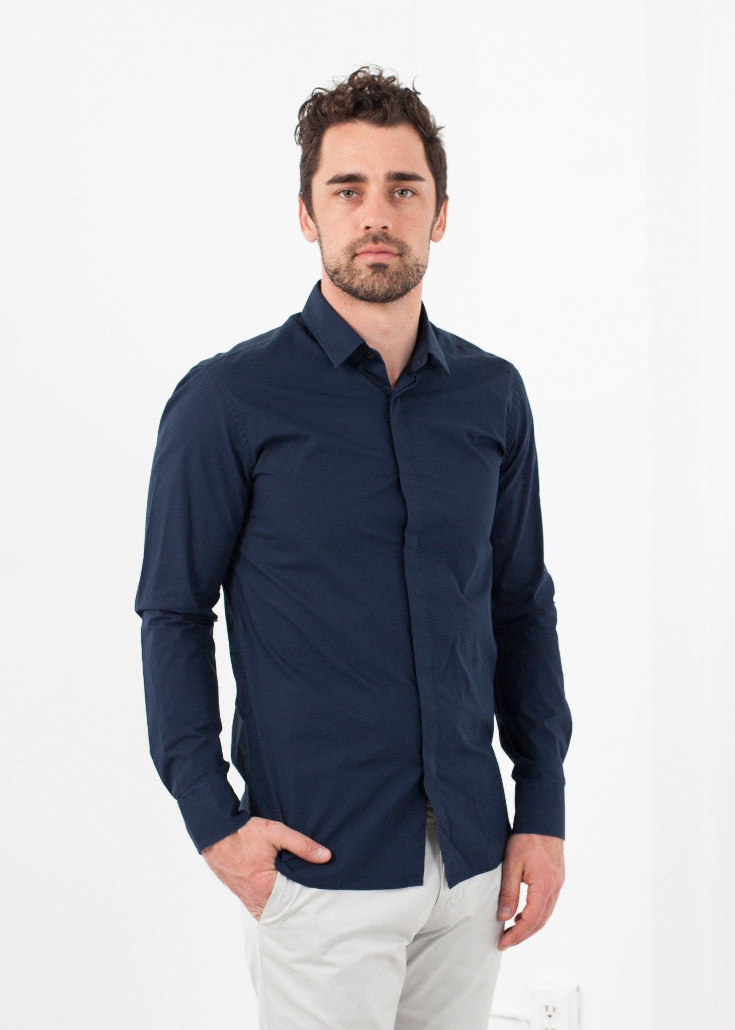 Milano Shirt|men's button-ups[option1]|[option2]|[option3] - hello