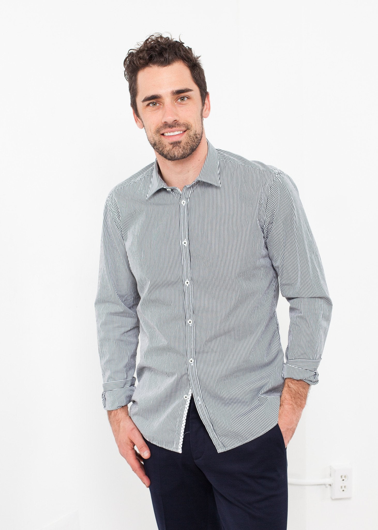 David Shirt|men's button-ups[option1]|[option2]|[option3] - hello