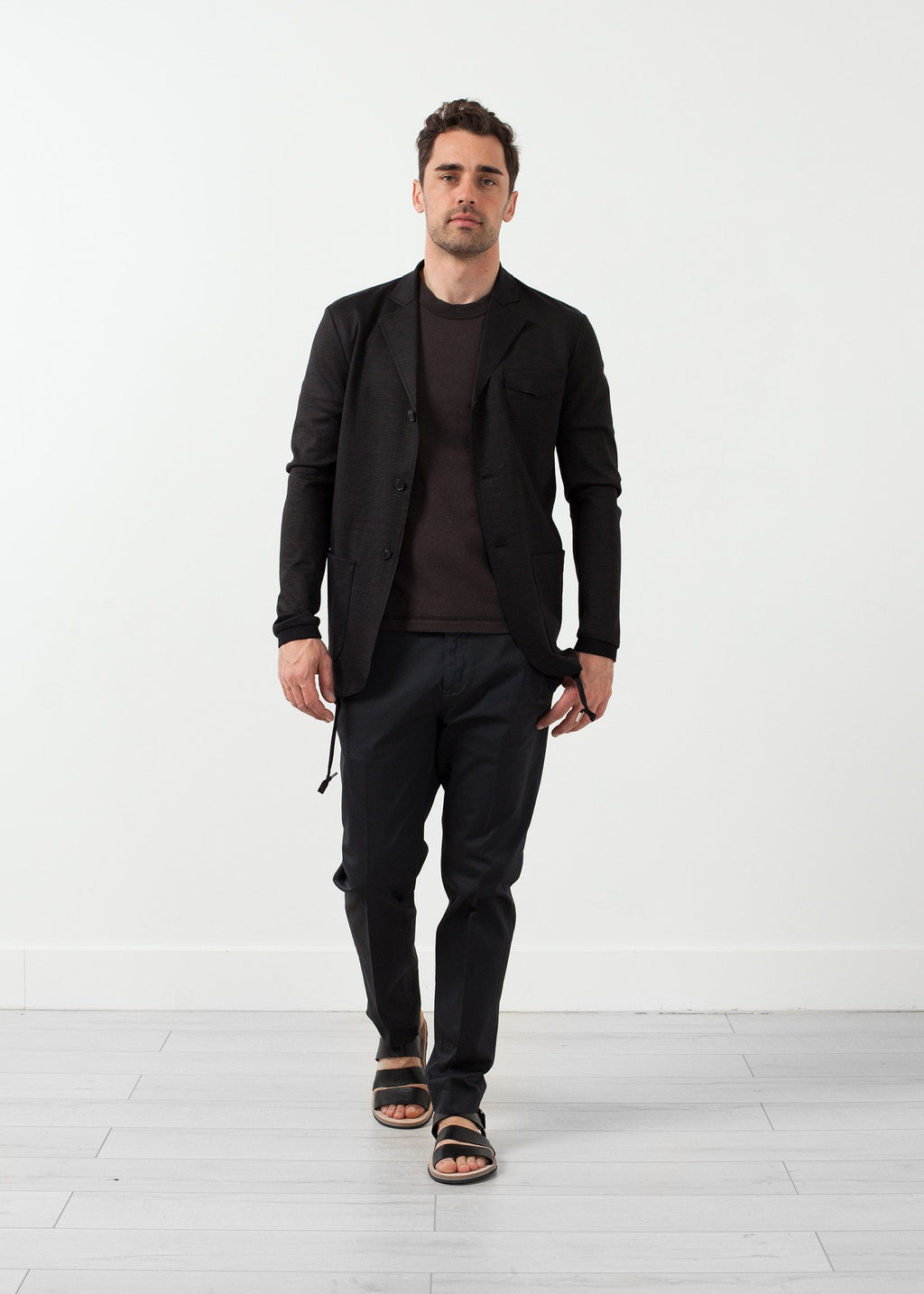 Three Button Blazer|men's coats & jackets[option1]|[option2]|[option3] - hello