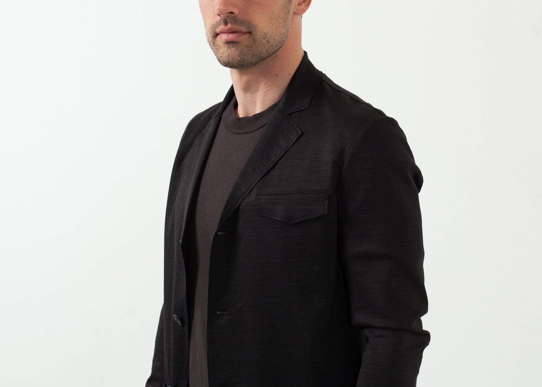 Three Button Blazer|men's coats & jackets[option1]|[option2]|[option3] - hello