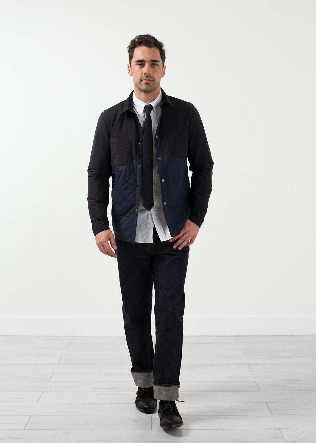 Reversible Quilted Coat|men's coats & jackets[option1]|[option2]|[option3] - hello