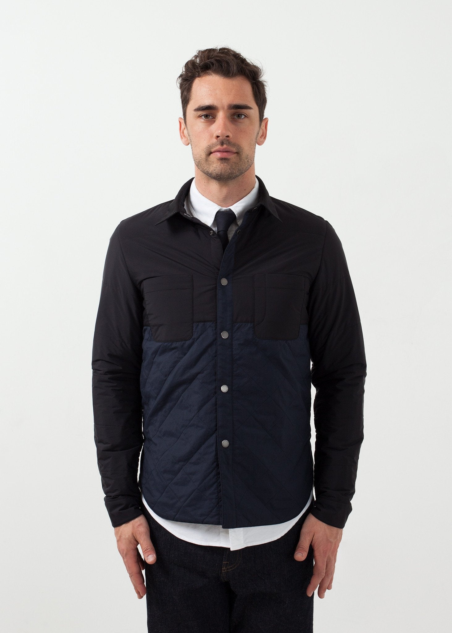 Reversible Quilted Coat|men's coats & jackets[option1]|[option2]|[option3] - hello