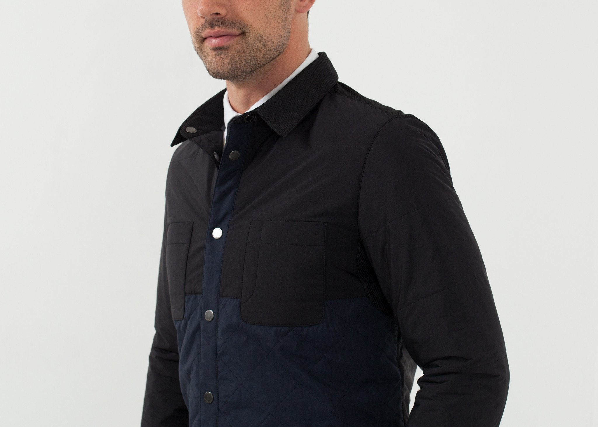 Reversible Quilted Coat|men's coats & jackets[option1]|[option2]|[option3] - hello