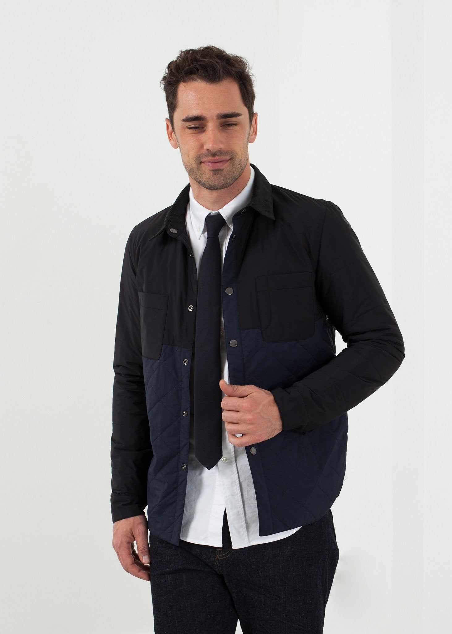 Reversible Quilted Coat|men's coats & jackets[option1]|[option2]|[option3] - hello
