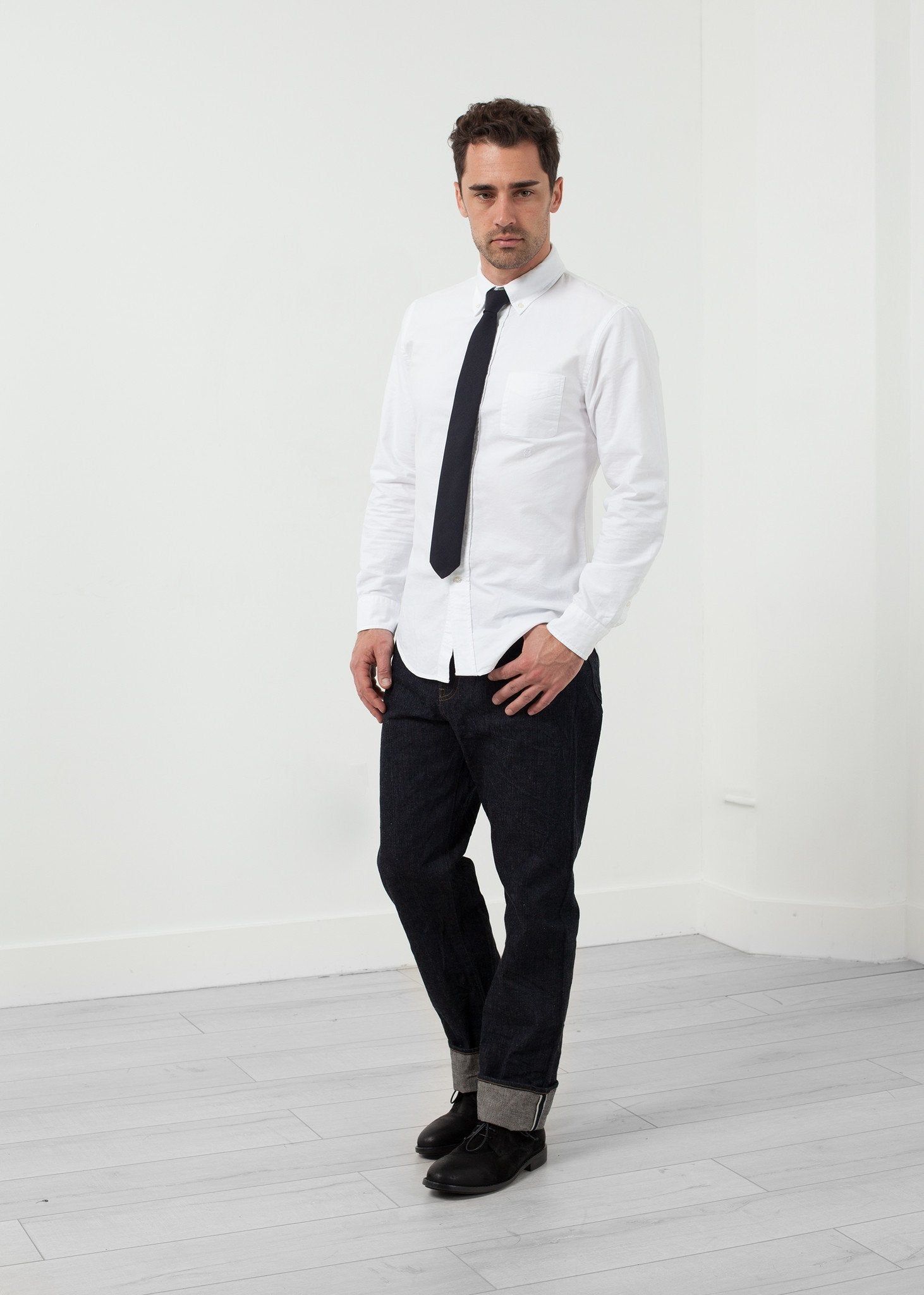 Basic Cotton Button Up|men's button-ups[option1]|[option2]|[option3] - hello
